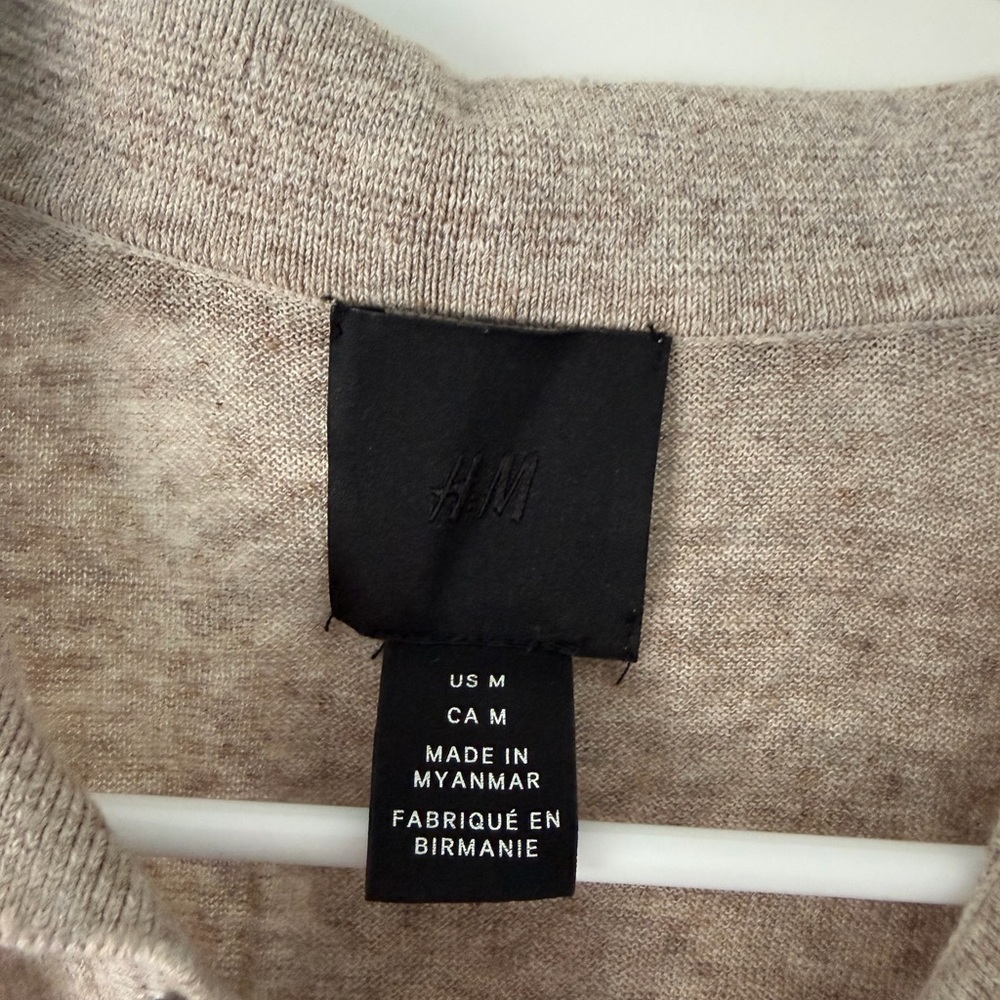H&M Light Brown Polo Shirt - Picture 3 of 3